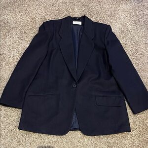 Long Elegant Legs Navy Women's Tall Blazer